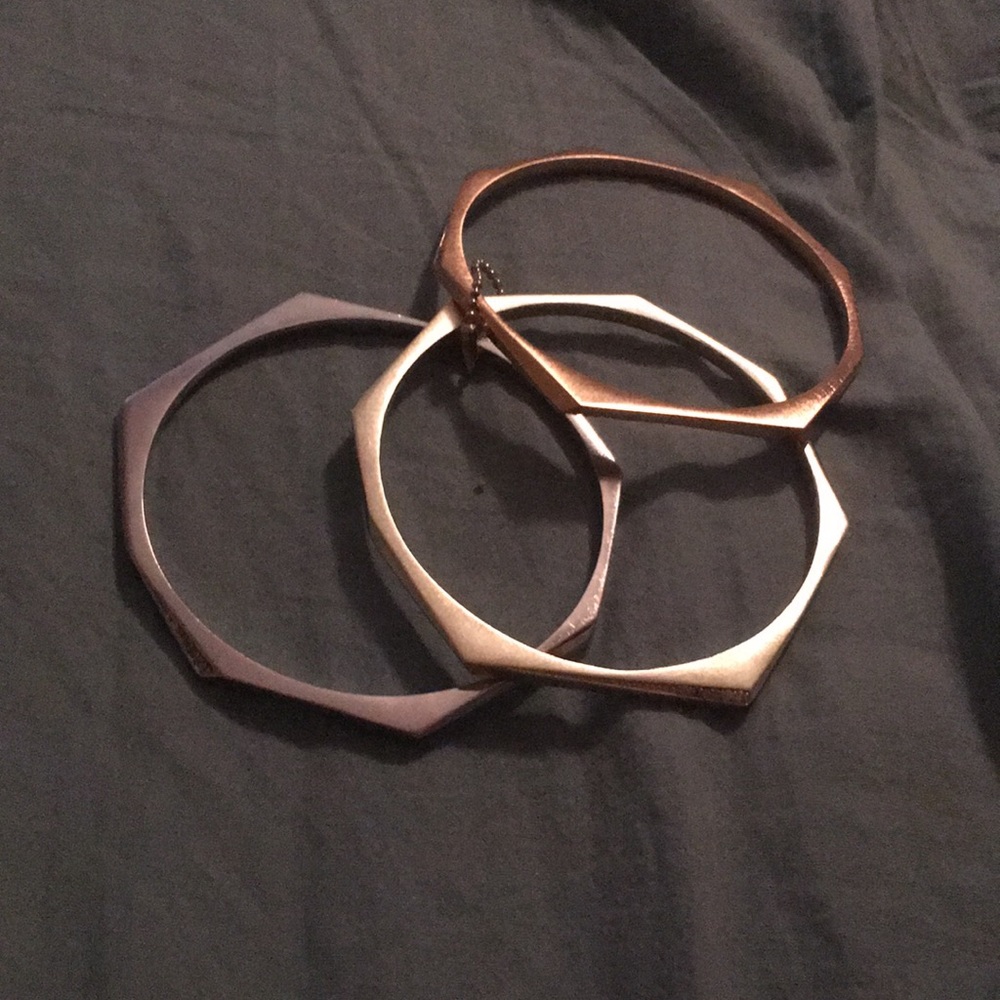 Kendra Scott Aubrey mixed metals bangle set